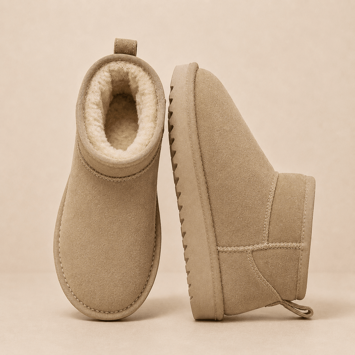 Cloud Mini Boots — Sand