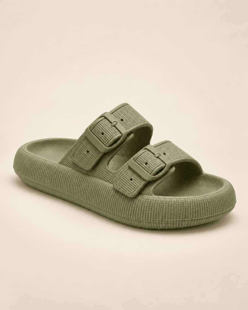 Comfy Slides Olijfgroen