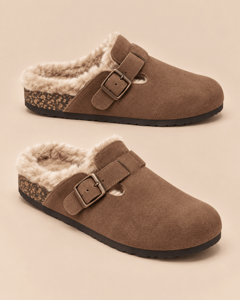 Comfy suede Clog v2 Oat