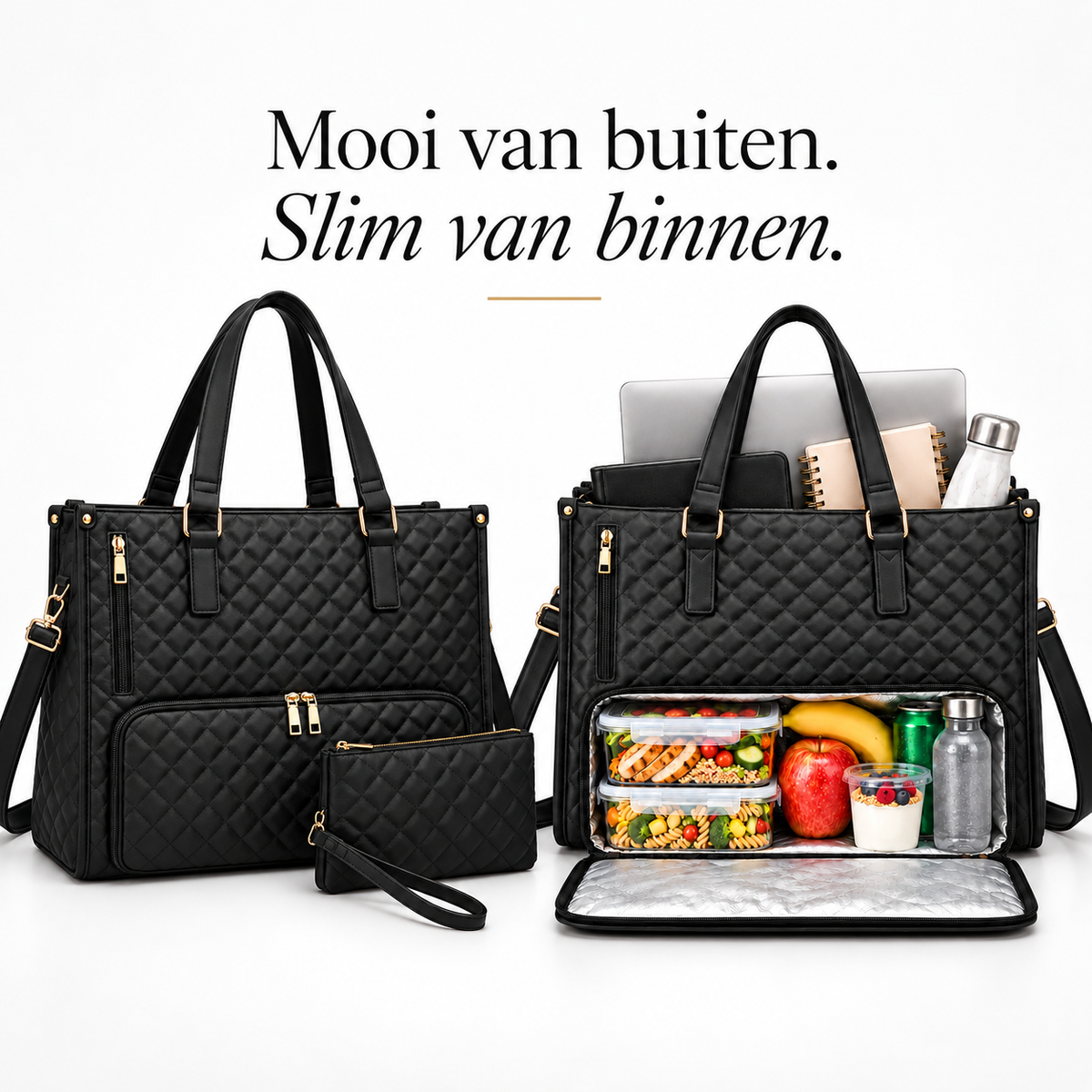 Ruim, zonder log te worden.