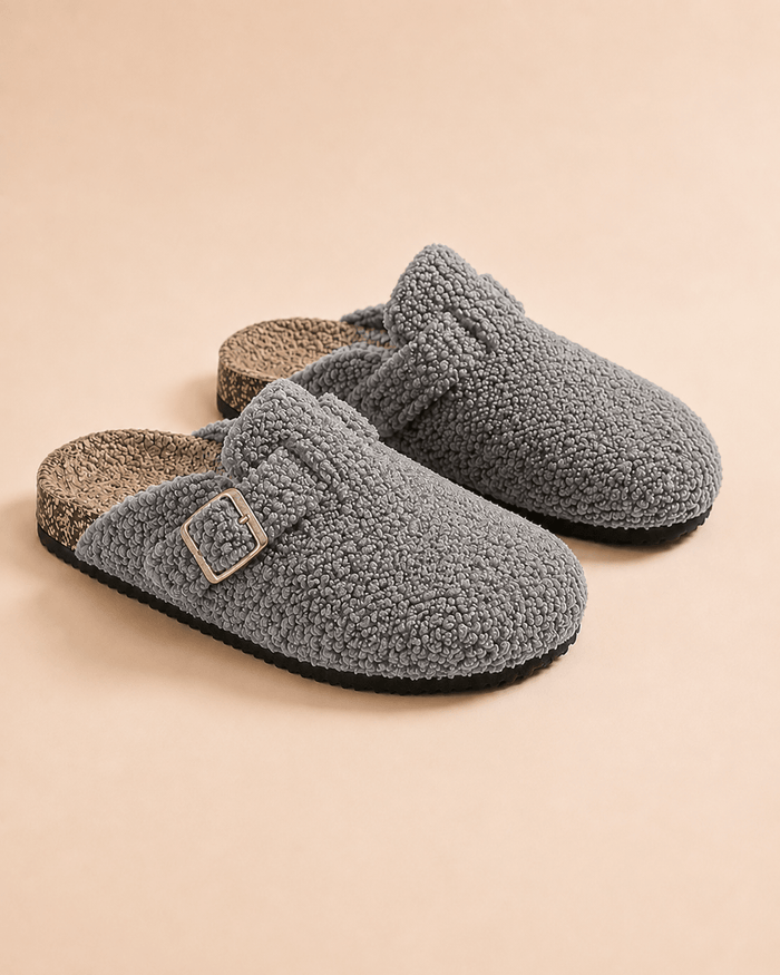 Luna Teddy Clog — Grijs