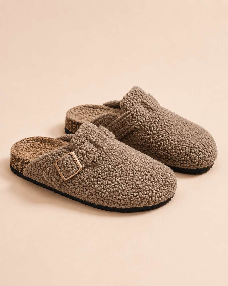 Luna Teddy Clogs Teddy Taupe