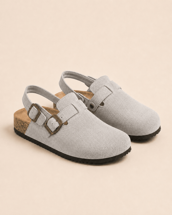 Suede Strap Clog