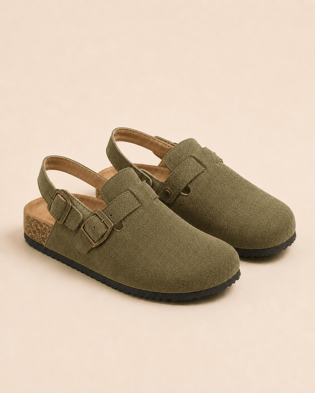 Suede Strap Clog - Get Comfy